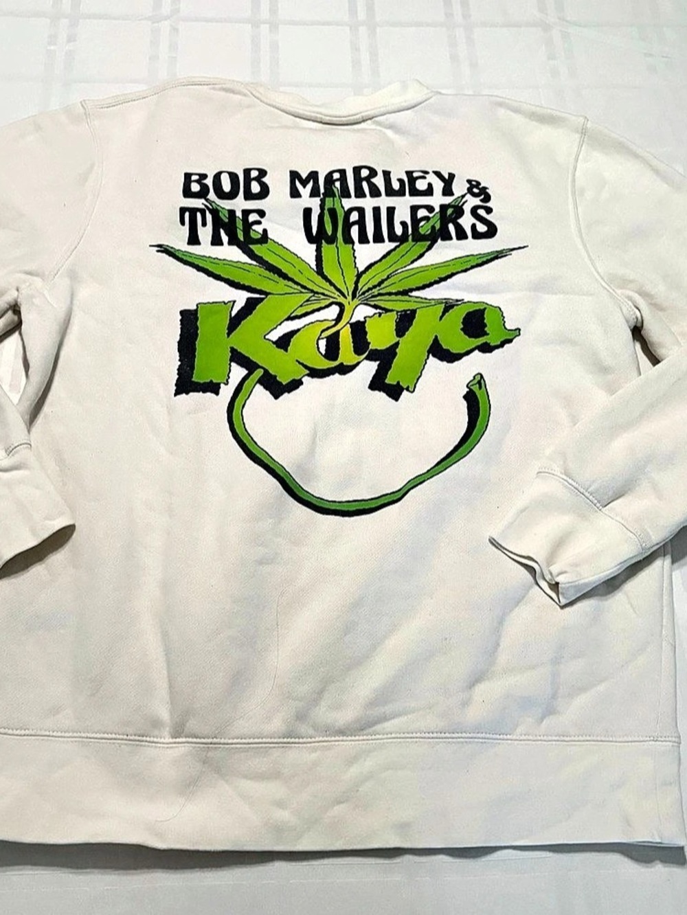 STUSSY Bob Marley Wailers Kaya ‘’78 Tour Crew Sweatshirt Reggae Jamaica Medium